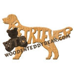 Ornament Golden Retriever fretwork scroll saw patterns | The Wooden Teddy Bear