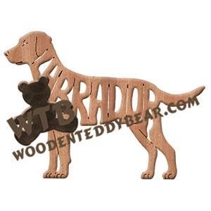 Ornament Labrador Retriever fretwork scroll saw patterns | The Wooden Teddy Bear