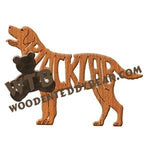 Ornament Black Lab fretwork scroll saw patterns | The Wooden Teddy Bear