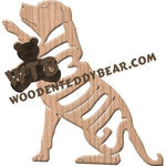 Ornament I Love Dogs fretwork scroll saw patterns | The Wooden Teddy Bear