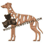 Ornament Greyhound fretwork scroll saw patterns | The Wooden Teddy Bear