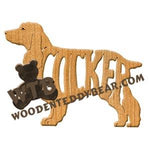 Ornament Cocker Spaniel fretwork scroll saw patterns | The Wooden Teddy Bear