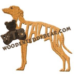 Ornament Greyhound Italian fretwork scroll saw patterns | The Wooden Teddy Bear