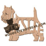 Ornament Westie West Highland White Terrier fretwork scroll saw patterns | The Wooden Teddy Bear