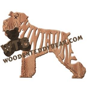 Ornament Schnauzer Miniature fretwork scroll saw patterns | The Wooden Teddy Bear