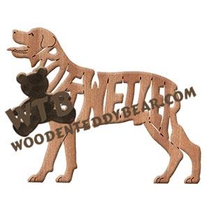 Ornament Rottweiler fretwork scroll saw patterns | The Wooden Teddy Bear