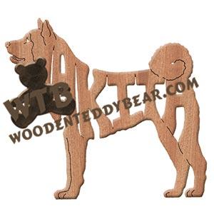 Ornament Akita fretwork scroll saw patterns | The Wooden Teddy Bear