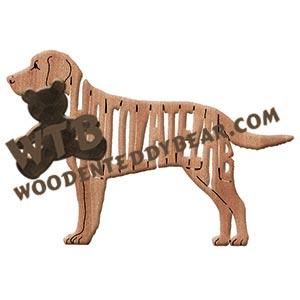 Ornament Chocolate Lab fretwork scroll saw patterns | The Wooden Teddy Bear