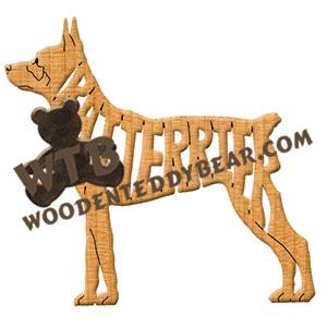 Ornament Rat Terrier fretwork scroll saw patterns | The Wooden Teddy Bear