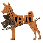 Ornament Basenji fretwork scroll saw patterns | The Wooden Teddy Bear