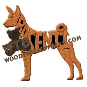 Ornament Basenji fretwork scroll saw patterns | The Wooden Teddy Bear