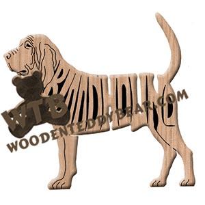 Ornament Bloodhound fretwork scroll saw patterns | The Wooden Teddy Bear