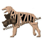 Ornament Borzoi fretwork scroll saw patterns | The Wooden Teddy Bear