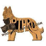 Ornament Briard cropped fretwork scroll saw patterns | The Wooden Teddy Bear