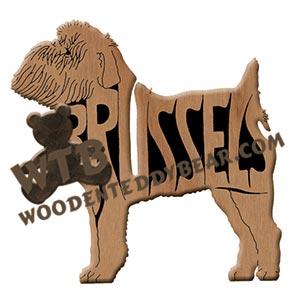 Ornament Brussels Griffon fretwork scroll saw patterns | The Wooden Teddy Bear