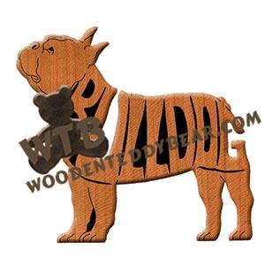 Ornament French Bulldog fretwork scroll saw patterns | The Wooden Teddy Bear