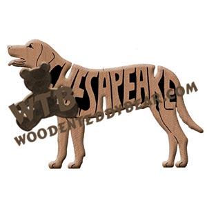 Ornament Chesapeake Bay Retriever fretwork scroll saw patterns | The Wooden Teddy Bear