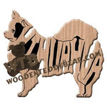 Ornament  Chihuahua Long-Haired fretwork scroll saw patterns | The Wooden Teddy Bear