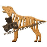 Ornament Curly-Coated Retriever fretwork scroll saw patterns | The Wooden Teddy Bear