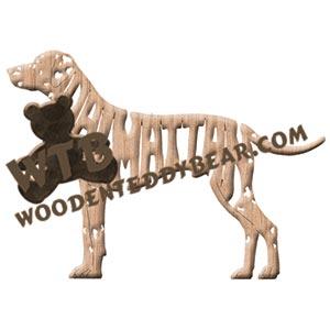 Ornament Dalmatian fretwork scroll saw patterns | The Wooden Teddy Bear