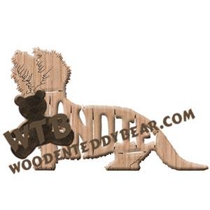 Ornament Dandie Dinmont Terrier fretwork scroll saw patterns | The Wooden Teddy Bear