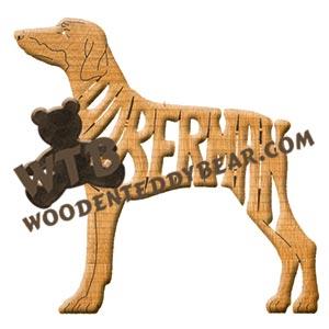 Ornament Doberman fretwork scroll saw patterns | The Wooden Teddy Bear