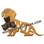 Ornament Doxie fretwork scroll saw patterns | The Wooden Teddy Bear