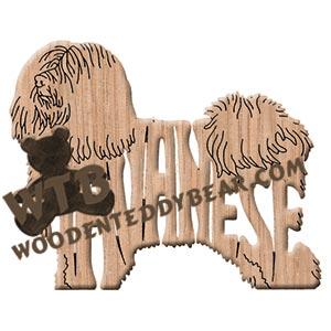 Ornament Havanese fretwork scroll saw patterns | The Wooden Teddy Bear