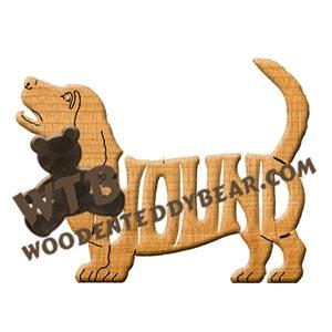 Ornament Hound fretwork scroll saw patterns | The Wooden Teddy Bear