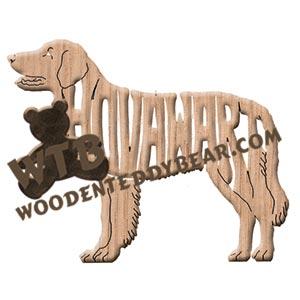 Ornament Hovawart fretwork scroll saw patterns | The Wooden Teddy Bear