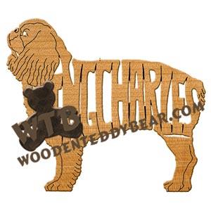 Ornament King Charles Spaniel fretwork scroll saw patterns | The Wooden Teddy Bear