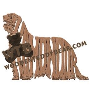 Komondor ornament fretwork scroll saw patterns | The Wooden Teddy Bear