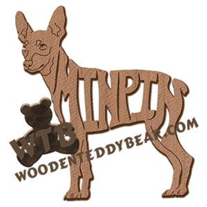 MinPin Miniature Pinscher ornament fretwork scroll saw patterns | The Wooden Teddy Bear