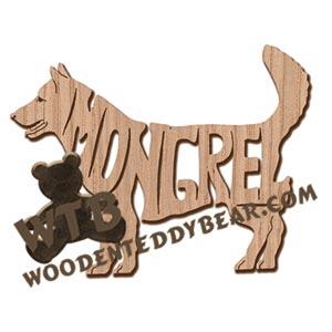 Mongrel ornament fretwork scroll saw patterns | The Wooden Teddy Bear