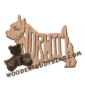 Norwich Terrier ornament fretwork scroll saw patterns | The Wooden Teddy Bear