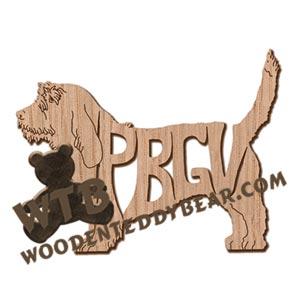 PBGV Petit Basset Griffon Vendeen ornament fretwork scroll saw patterns | The Wooden Teddy Bear