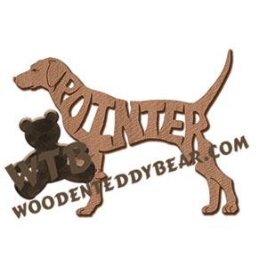 Pointer English ornament fretwork scroll saw patterns | The Wooden Teddy Bear