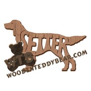 Setter ornament fretwork scroll saw patterns | The Wooden Teddy Bear