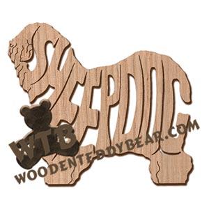 Sheepdog ornament fretwork scroll saw patterns | The Wooden Teddy Bear