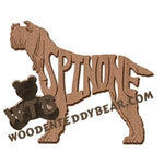 Spinone ornament fretwork scroll saw patterns | The Wooden Teddy Bear