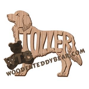 Toller Nova Scotia Duck Tolling Retriever fretwork scroll saw patterns | The Wooden Teddy Bear