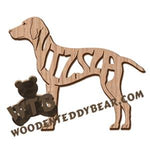 Vizsla ornament fretwork scroll saw patterns | The Wooden Teddy Bear