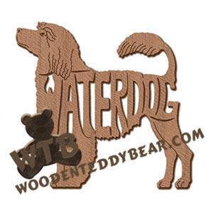 Portuguese Waterdog ornament fretwork scroll saw patterns | The Wooden Teddy Bear