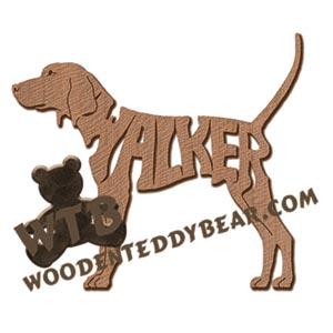 Walker Coonhound ornament fretwork scroll saw patterns | The Wooden Teddy Bear