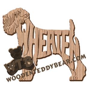 Wheaten Terrier ornament fretwork scroll saw patterns | The Wooden Teddy Bear