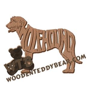 Irish Wolfhound ornament fretwork scroll saw patterns | The Wooden Teddy Bear