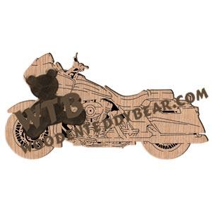 2007 Harley FLTR Road Glide fretwork scroll saw pattern | The Wooden Teddy Bear