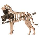 Dogs Great Dane not cropped fretwork scroll saw pattern | The Wooden Teddy Bear