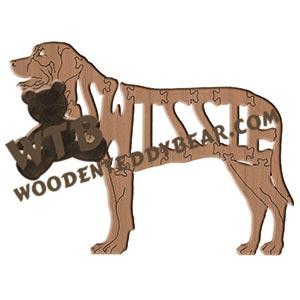Dogs Swissie Greater Swiss Mtn fretwork scroll saw pattern | The Wooden Teddy Bear