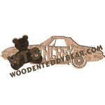 Corvette Stingray fretwork scroll saw pattern | The Wooden Teddy Bear